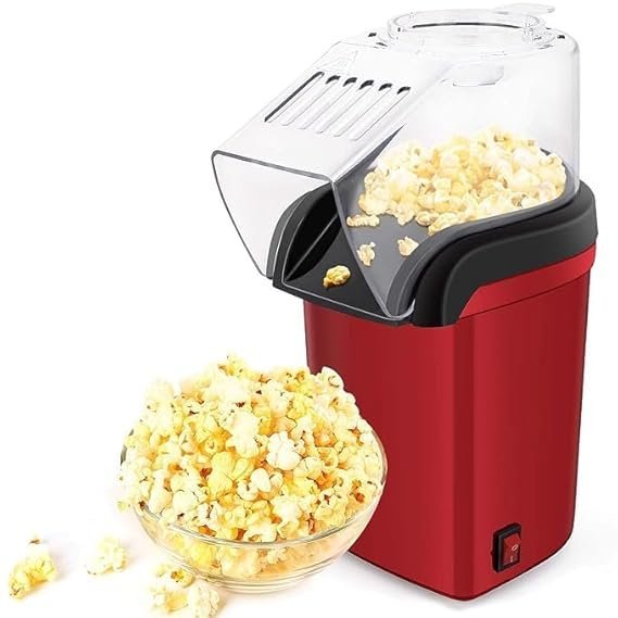 Hot Air Popper, Electric Popcorn Maker Machine with 1200W, No oil needed, Healthy and Delicious Snack for Kids, Adults.Great for Holding Parties in Home