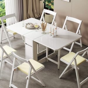 Six Seater Folding Dining Table