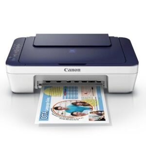 Canon Pixma E477 All-in-One Wireless Ink Efficient Colour Printer (White/Blue)