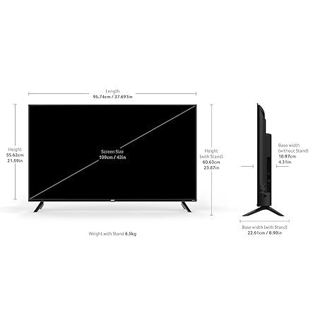 Acer 109 cm (43 inches) I Pro Series 4K Ultra HD LED Smart Google TV AR43UDIGU2875AT (Black) - Image 3