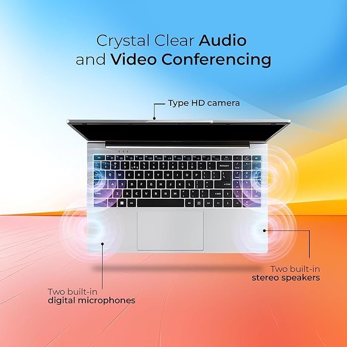 Acer Aspire 3 Laptop Intel Core Celeron N4500 Processor Laptop (8 GB LPDDR4X SDRAM/512 GB SSD/Win11 Home/38 WHR/HD Webcam) A325-45 with 39.63 cm (15.6") HD Display, Pure Silver, 1.5 KG - Image 2