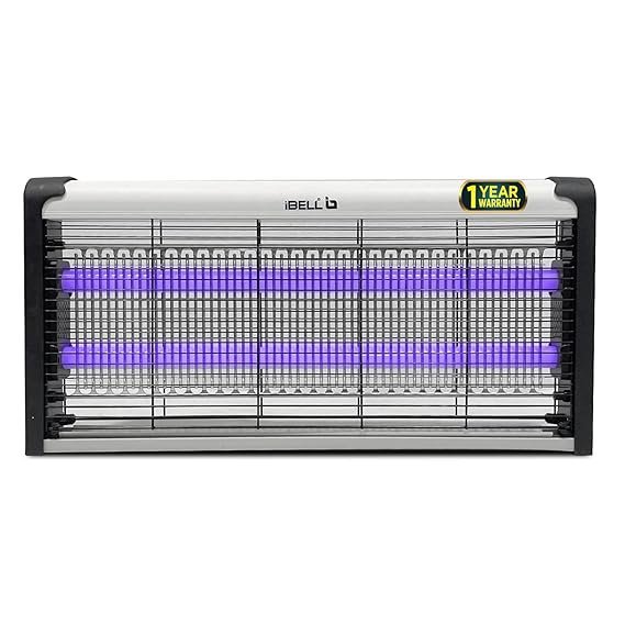 iBELL M23IK Insect Killer Machine, 6W Bug Zapper for Home, Restaurants & Offices, Fly Catcher Insect Control (Silver)