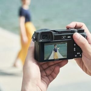 Sony Alpha ILCE-6100Y 24.2 MP Mirrorless Digital SLR Camera with 16-50 mm & 55-210 mm Zoom Lenses, APS-C Sensor, Fast Auto Focus,Real-time Eye AF,Real-time Tracking, Vlogging & Content Creation -Black