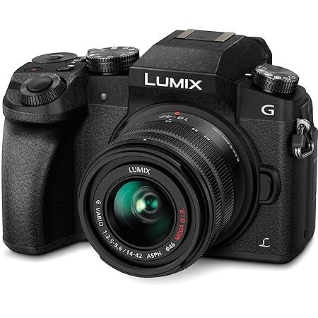 Panasonic LUMIX G7 16.00 MP 4K Mirrorless Interchangeable Lens Camera Kit with 14-42 mm Lens (Black), 3x Optical Zoom"
