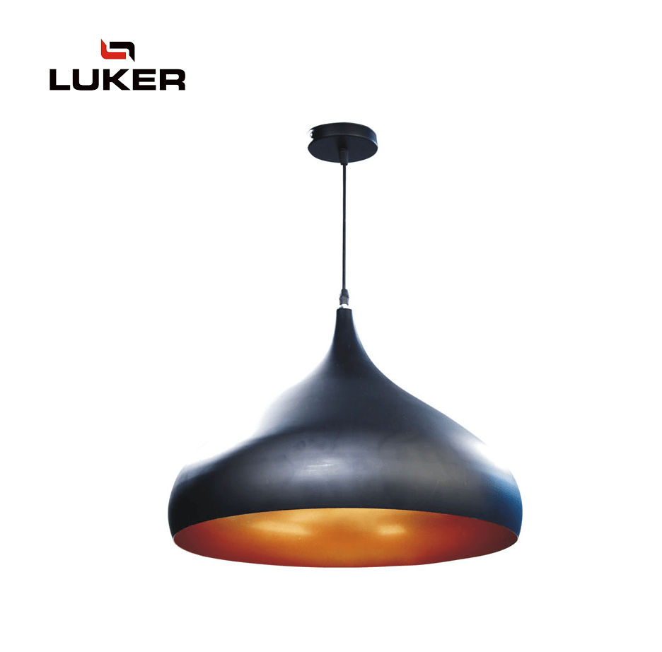 Luker E27 Holder – Indoor Hanging Light Fixtures Black LHL202E27