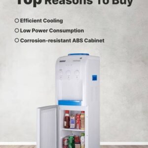 USHA INSTAFRESH FSCC//63HNCCC21V9SN Bottled Water Dispenser with Cold, Hot & Normal Water | Durable & Sleek Design | Low Power Consumption | Environment Friendly